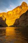 USA-Arizona-Grand Canyon National Park Colorado River and cliffs Art Print
